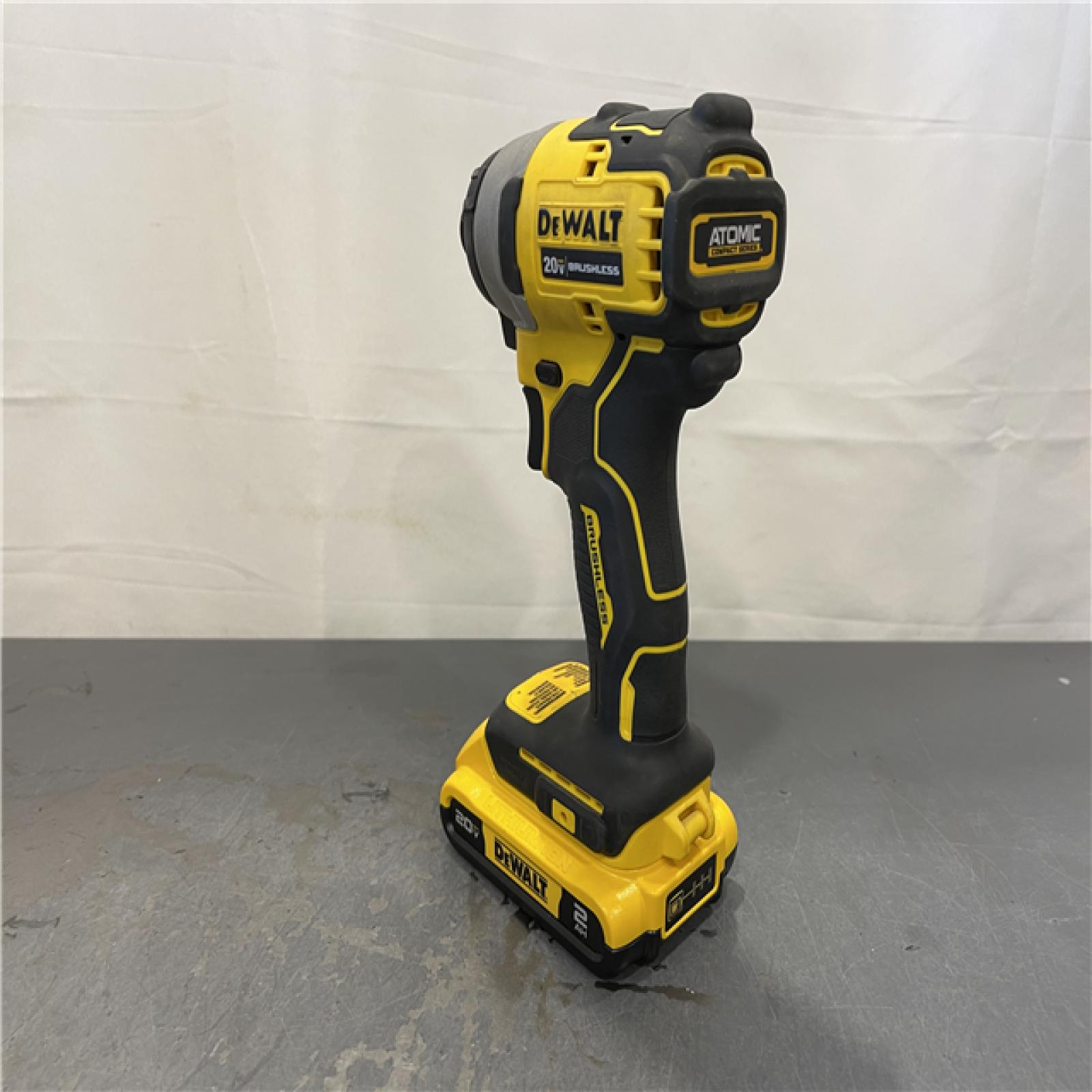 AS-IS - DeWALT ATOMIC 20V Max Lithium-Ion Brushless Cordless Compact 1/4 in. Impact Driver Kit