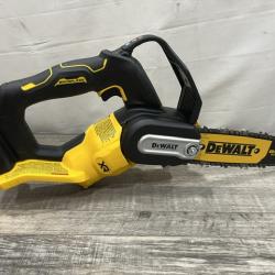 AS-IS DEWALT 20V MAX 8 in. Brushless Cordless Battery Powered Pruning Chainsaw (Tool Only)