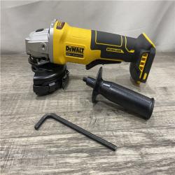 AS-IS DEWALT 20V MAX Cordless Brushless 4-1/2 in. Angle Grinder with Paddle Switch (Tool Only)