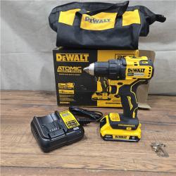 AS-IS DEWALT ATOMIC COMPACT SERIES 20V MAX* Brushless Cordless 1/2 Drill/Driver Kit