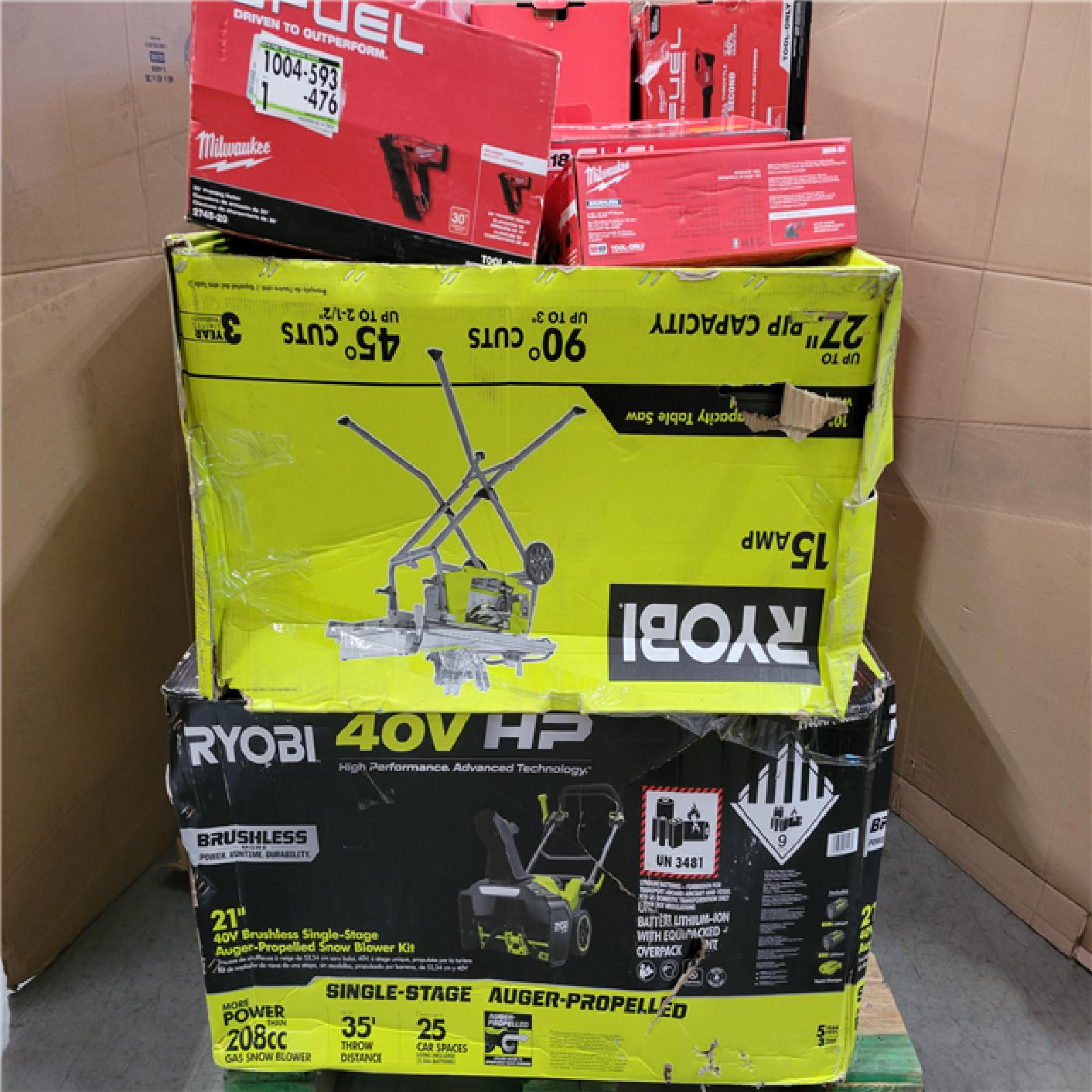 CALIFORNIA AS-IS TOOL PALLET