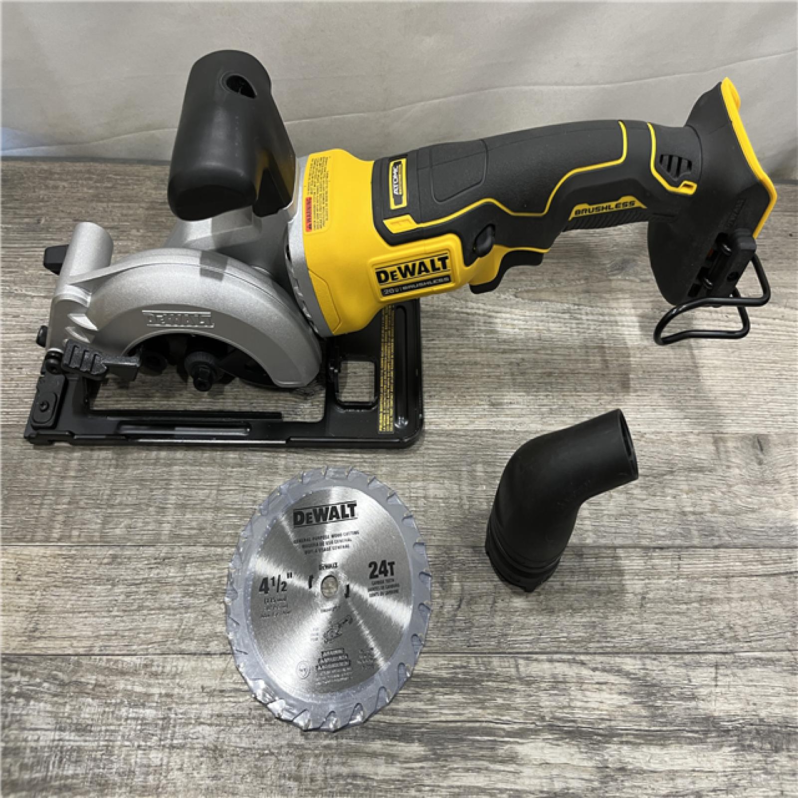 AS-IS DEWALT ATOMIC 20V MAX Cordless Brushless 4-1/2 in. Circular Saw (Tool Only)