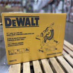 NEW- DeWalt 15 Amps 12 in. Corded Dual-Bevel Sliding Compound Miter Saw
