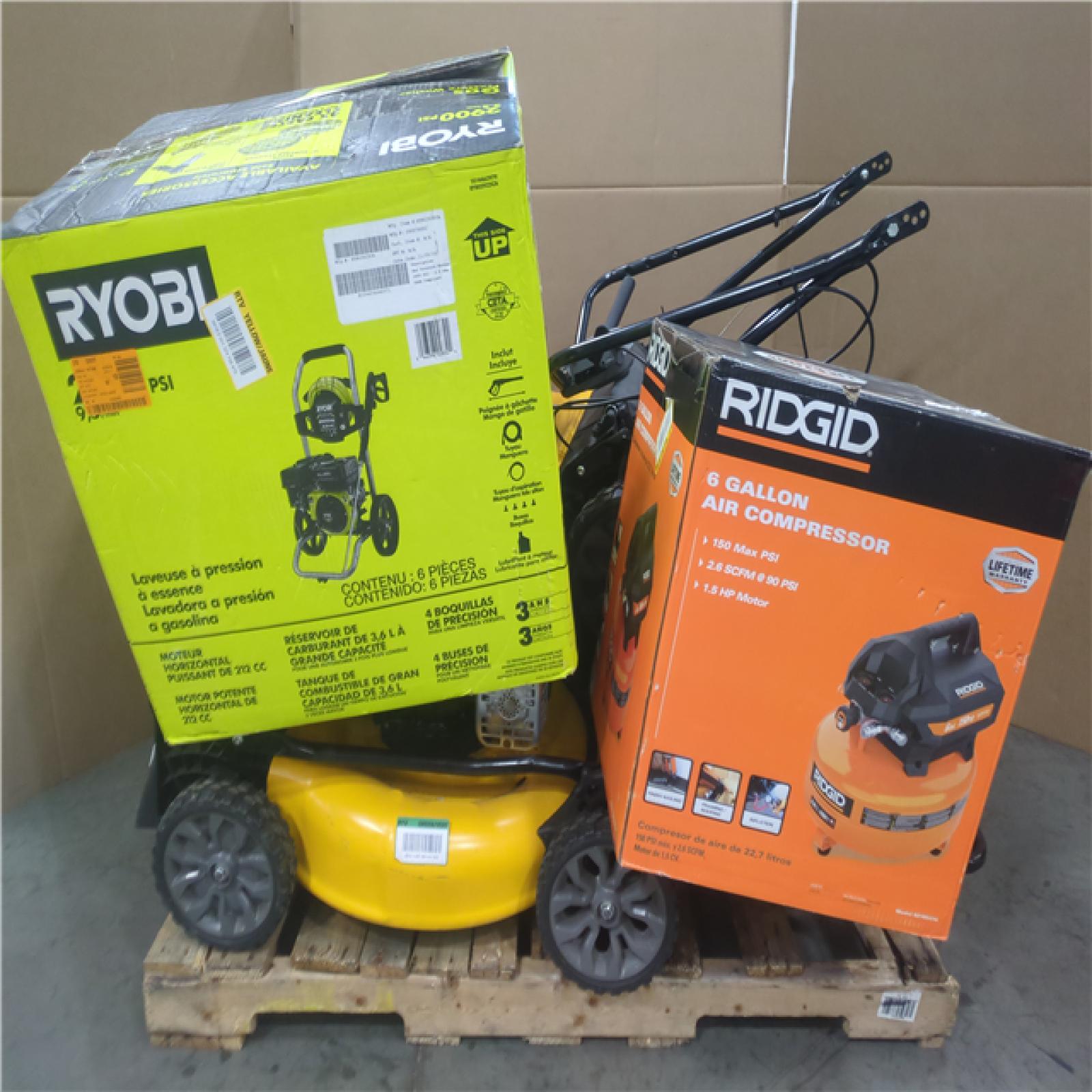 CALIFORNIA AS-IS OUTDOOR POWER EQUIPMENT