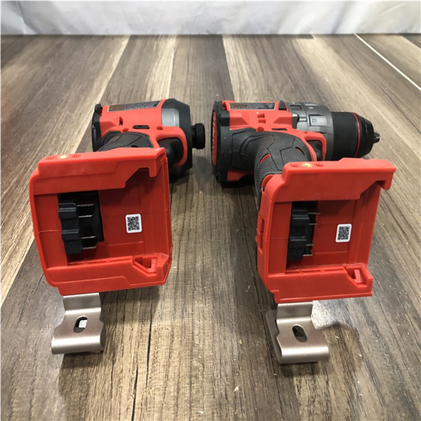 AS-IS Milwaukee FUEL 18V Lithium-Ion Brushless Cordless Hammer Drill and Impact Driver Combo Kit