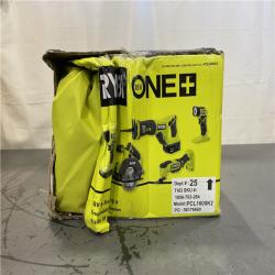 NEW! - RYOBI ONE+ 18V Cordless 6-Tool Combo Kit with 1.5 Ah Battery  4.0 Ah Battery  and Charger