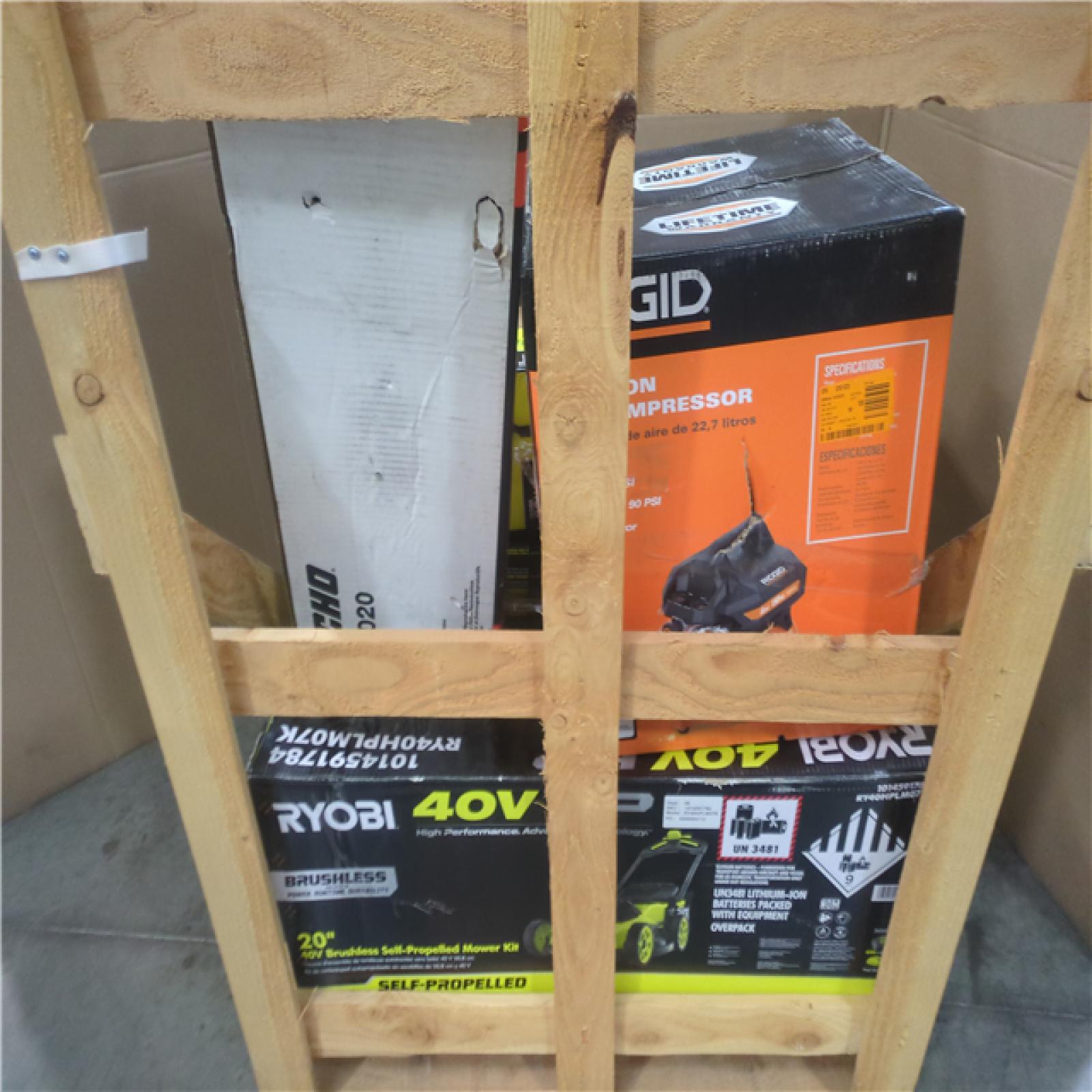 CALIFORNIA AS-IS OUTDOOR POWER EQUIPMENT
