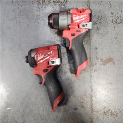 HOUSTON LOCATION - AS-IS Milwaukee 3497-22 12V Brushless Hammer Drill and Impact Driver Combo Kit