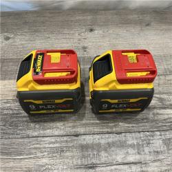AS-IS DEWALT FLEXVOLT 20-Volt /60-Volt MAX Lithium-Ion 9.0Ah Battery (2-Pack)