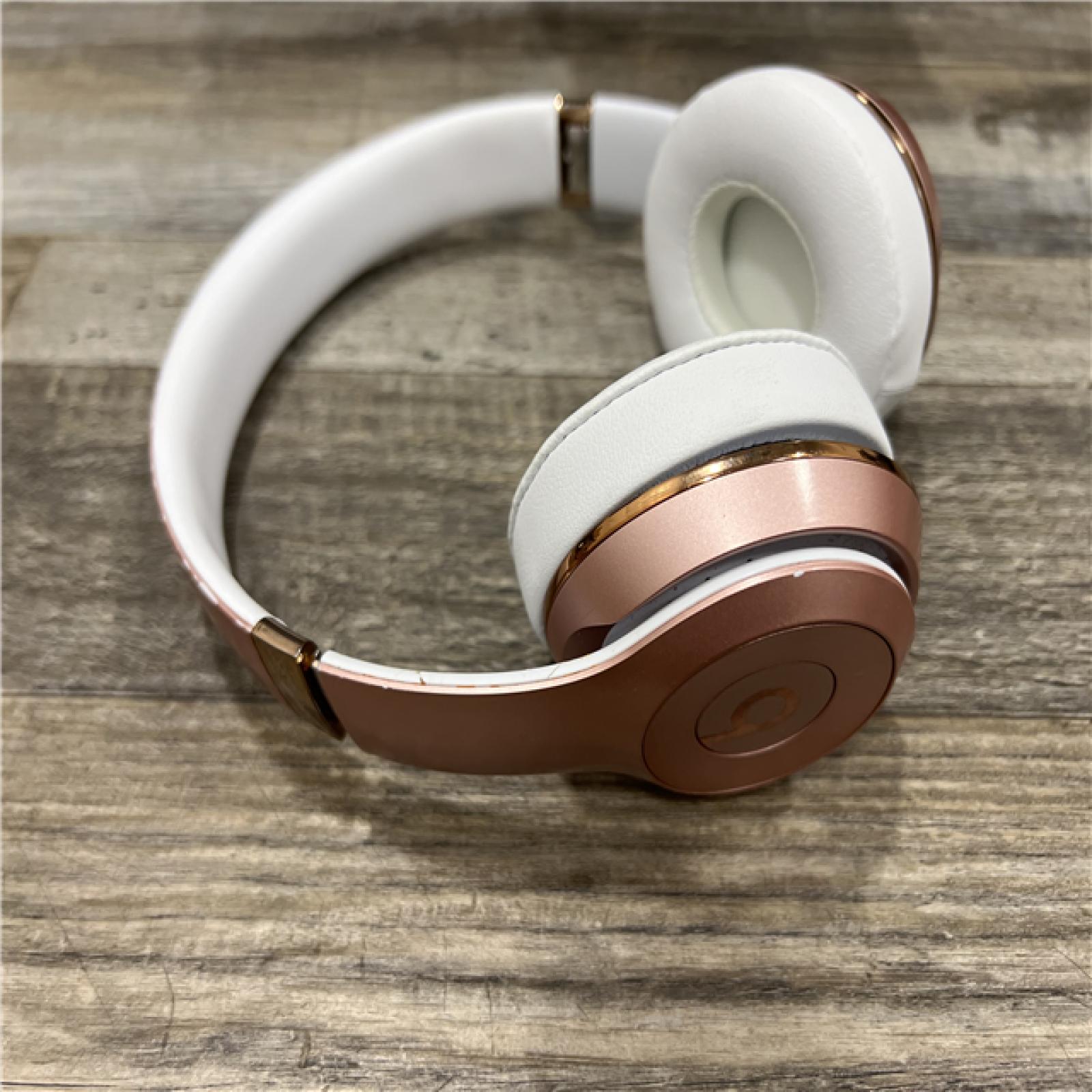 AS-IS Beats Solo3 Wireless On-Ear Headphones -Rose Gold