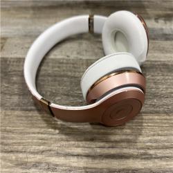 AS-IS Beats Solo3 Wireless On-Ear Headphones -Rose Gold