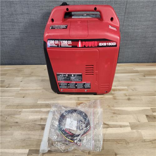 HOUSTON LOCATION - AS-IS 1500-Watt Recoil Start Gasoline Powered Ultra-Light Inverter Generator with 60cc OHV Engine and CO Sensor Shutdown
