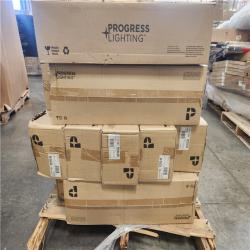 Phoenix Location NEW Progress Light Brushed Nickle 3-Bulb Light Fixture Pallet (26-Boxes)