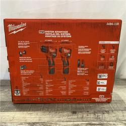 NEW - Milwaukee 12-Volt Lithium-Ion Brushless Cordless Subcompact Drill &Impact Driver Combo Kit