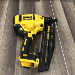 AS-IS DEWALT 20V MAX XR 16-Gauge Electric Cordless Angled Finishing Nailer Kit