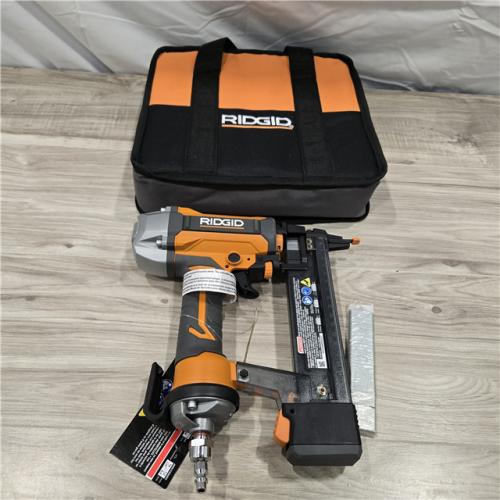 LIKE NEW! - Ridgid 18-Gauge 1-1/2 in. Finish Stapler, Contractor's Bag and (200) Staples