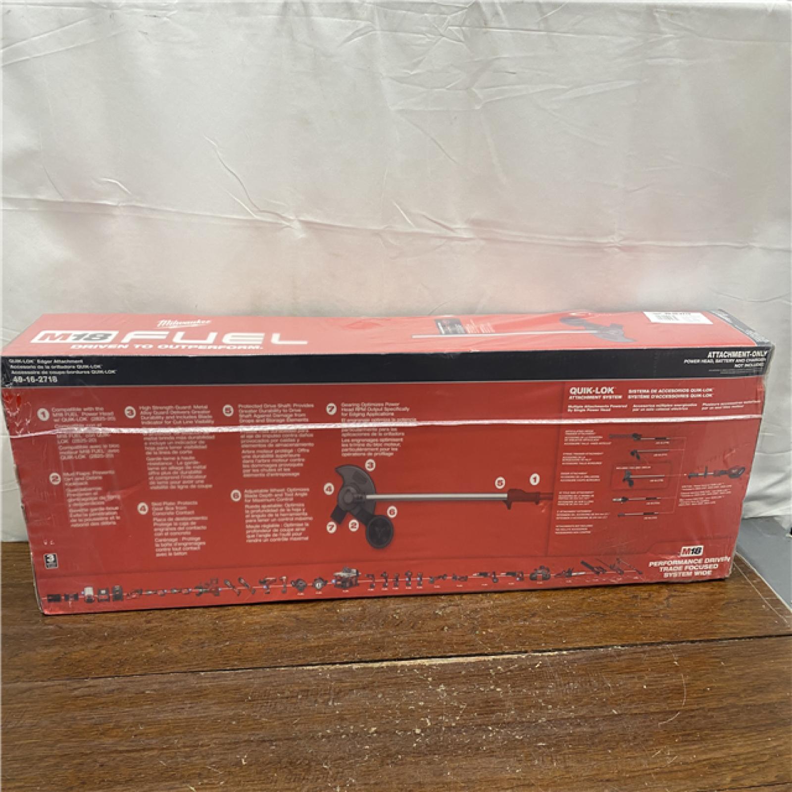 NEW M18 FUEL 8 in. Edger Attachment for  QUIK-LOK Attachment System