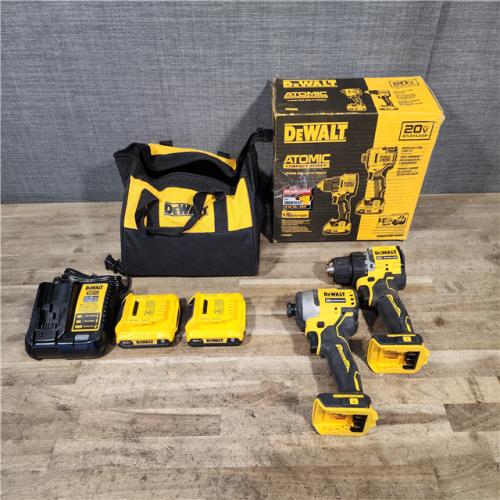 HOUSTON LOCATION - AS-IS DEWALT ATOMIC 20-Volt MAX Lithium-Ion Cordless Combo Kit