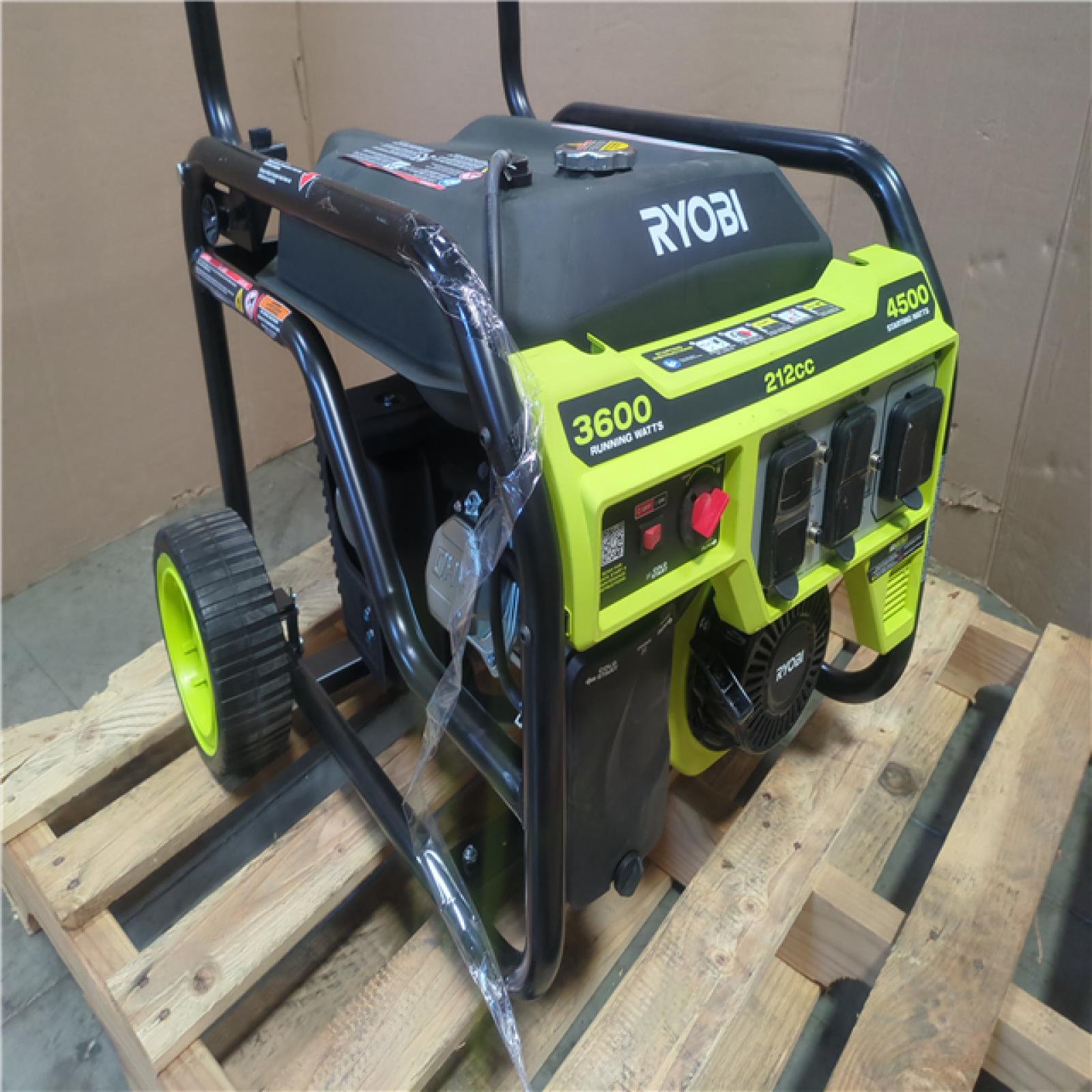 CALIFORNIA AS-IS RYOBI PORTABLE GENERATOR