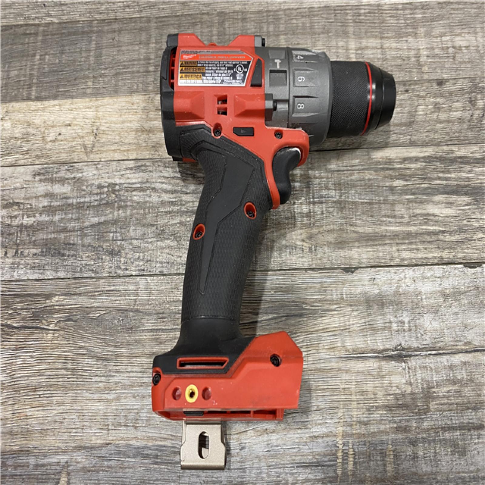 AS-IS Milwaukee FUEL 18V Lithium-Ion Brushless Cordless 1/2 in. Hammer Drill Driver Kit