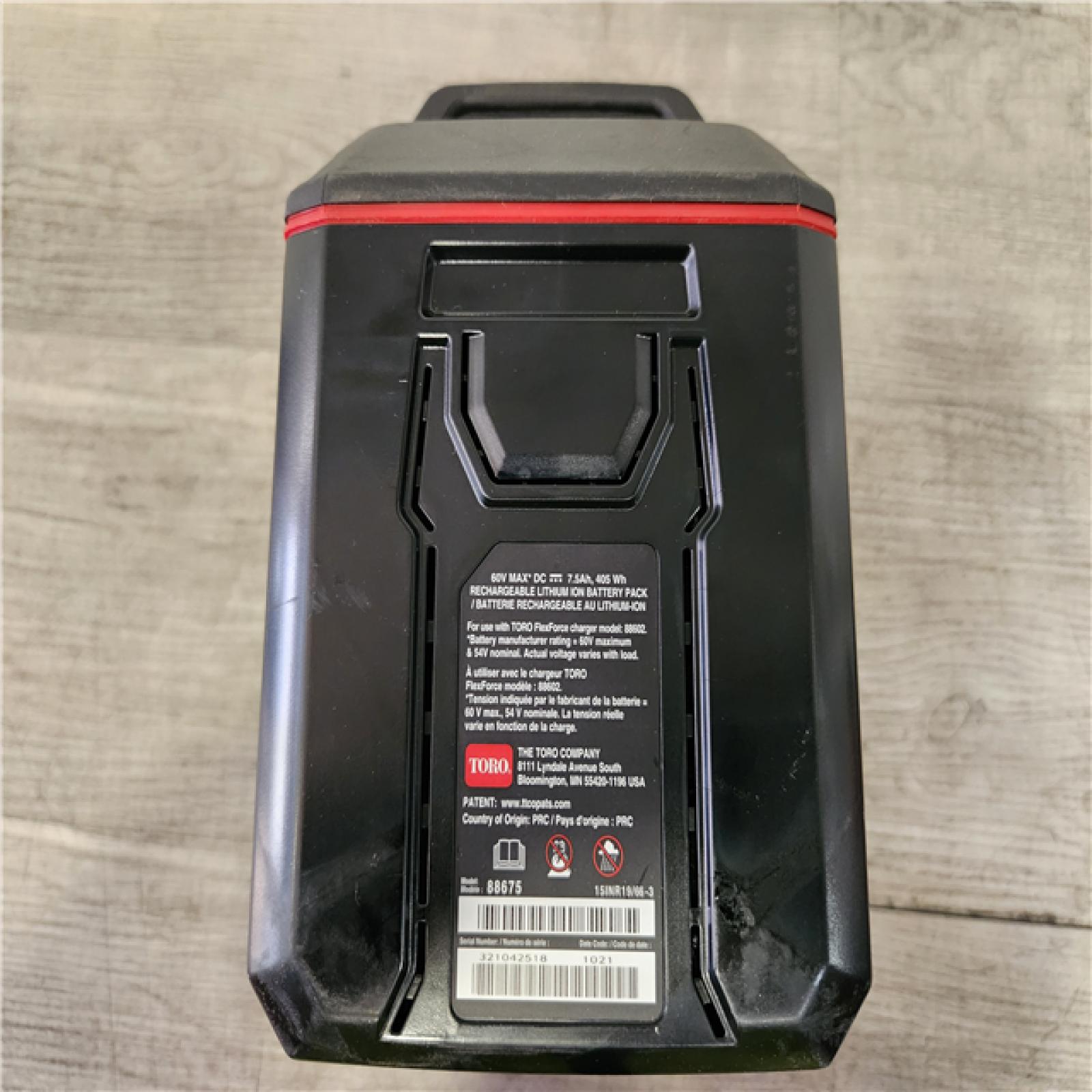 Phoenix Location NEW Toro 60 -Volt, 2 Ah 1 -Pack Lithium Ion (Li-ion) Battery (2-Pack)