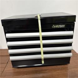 California AS-IS Husky 26 in. W x 12in D Standard Duty 4-Drawer Top Tool Chest in Gloss Black