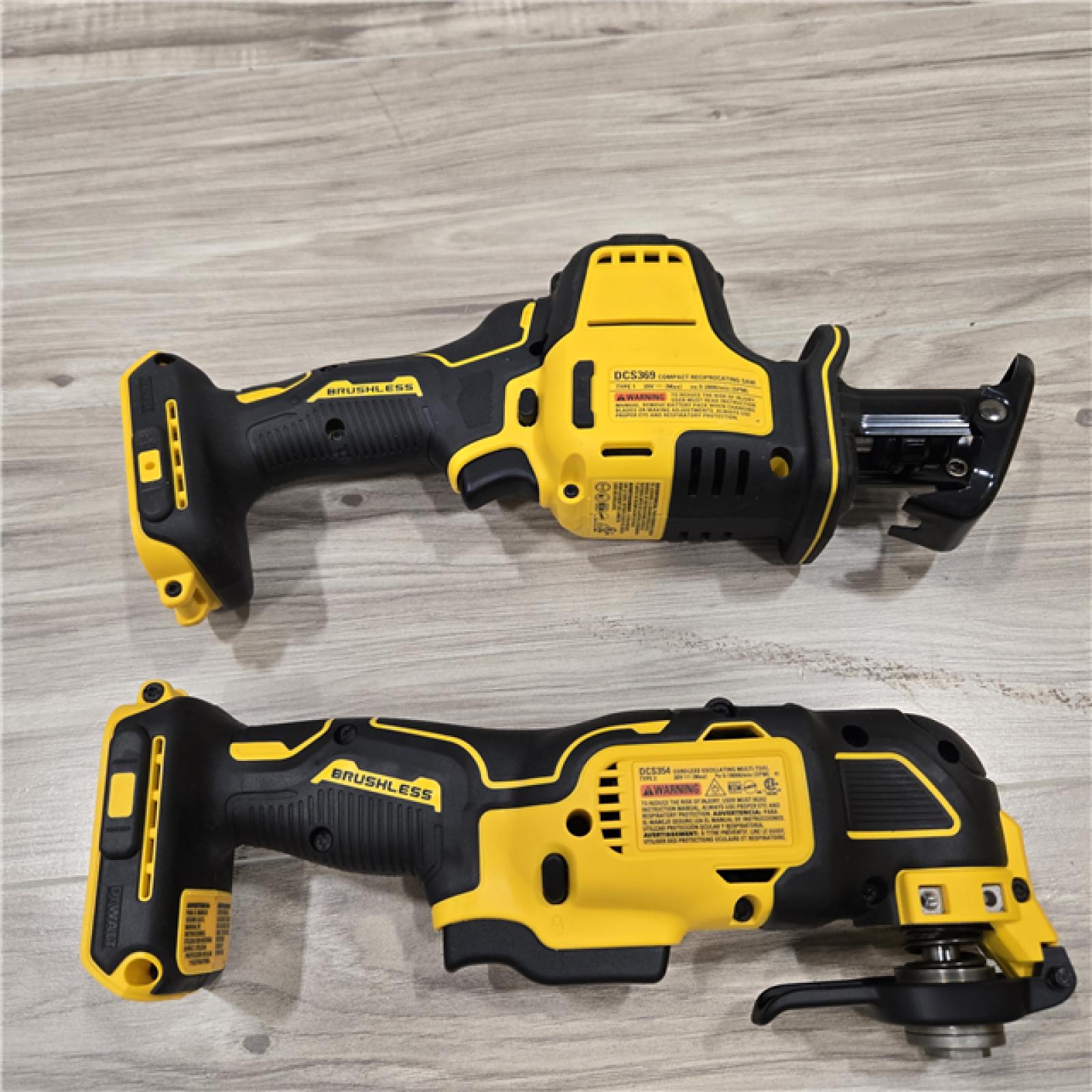 AS-IS DeWalt 20V MAX ATOMIC Cordless Brushless 4 Tool Combo Kit