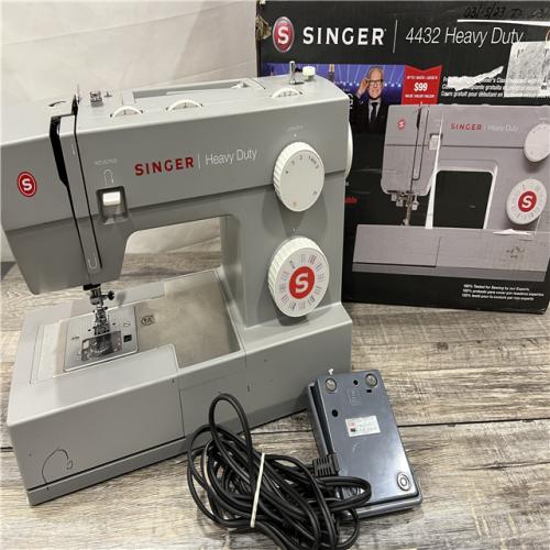 AS-IS SINGER Heavy Duty 4432 High Speed Sewing Machine