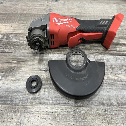 AS-IS Milwaukee FUEL 18V Lithium-Ion Brushless Cordless 4-1/2 in./5 in. Grinder w/Paddle Switch (Tool-Only)