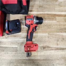 HOUSTON LOCATION - AS - IS Milwaukee 18V Lithium-Ion Brushless Cordless 1/2 in. Compact Drill/Driver with kit
