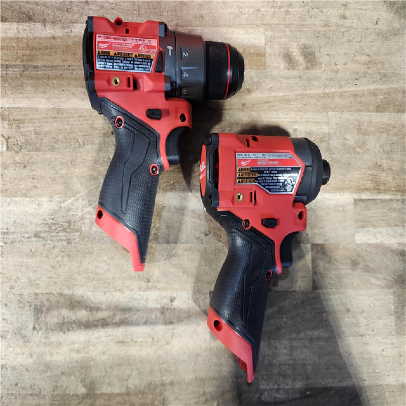 HOUSTON LOCATION - AS-IS (APPEARS LIKE NEW) Milwaukee FUEL 12-Volt Lithium-Ion Brushless Cordless Hammer Drill and Impact Driver Combo Kit
