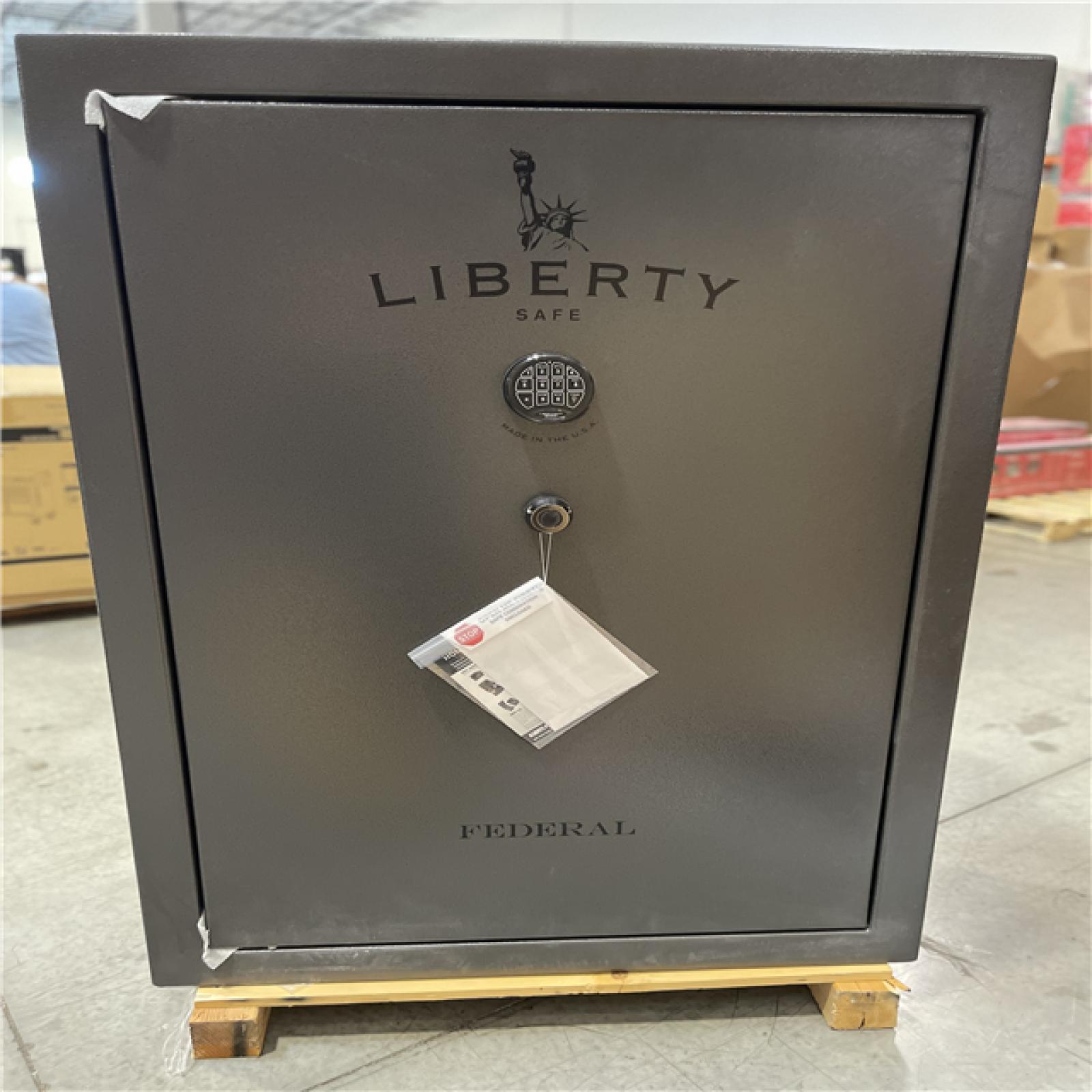 DALLAS LOCATION - LIBERTY SAFE Federal 48-Gun 75-Min fire rating EMP E-Lock  60.5 in. H x 42 in. W x 22 in. D