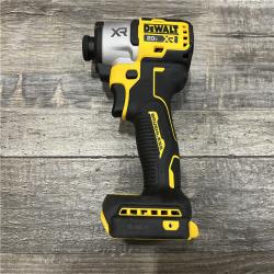 AS-IS DEWALT 20-Volt Maximum XR Lithium-Ion Cordless Brushless 1/4 in. 3-Speed Impact Driver Kit