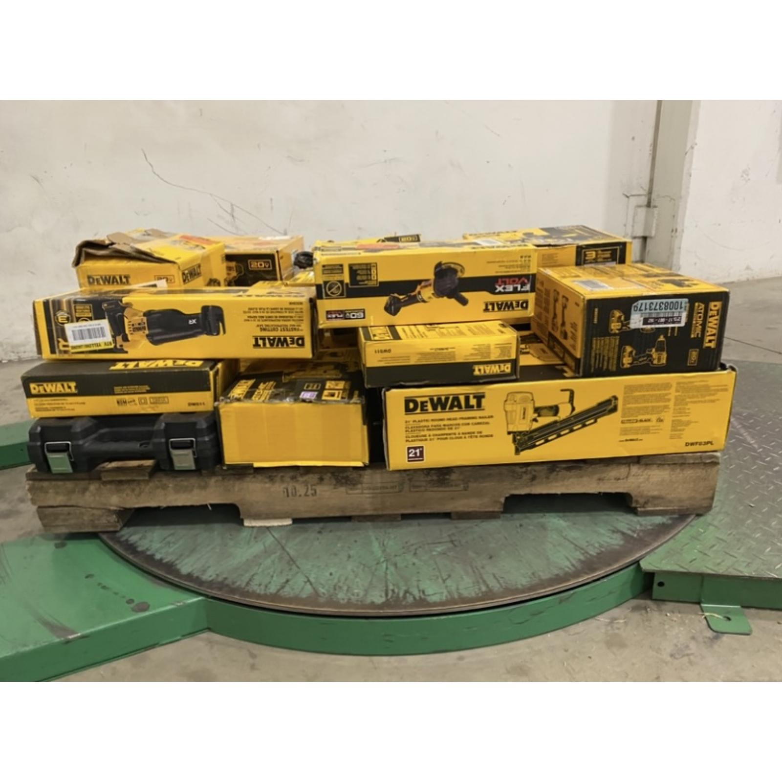 Dallas Location - As-Is DEWALT Tool Pallet