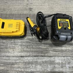 AS-IS DEWALT 20V MAX XR POWERSTACK Lithium-Ion Battery Starter Kit with 1.7Ah Battery and Charger