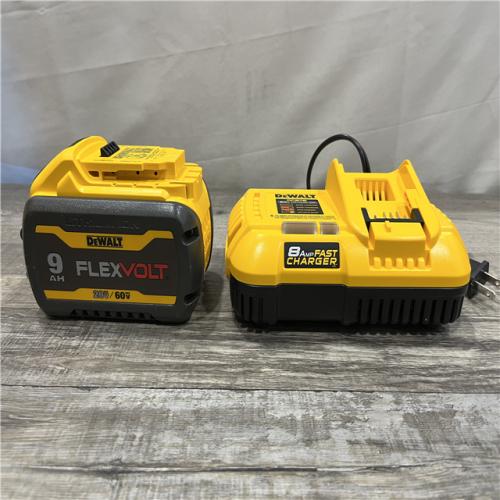 AS-IS DEWALT 20V/60V MAX FLEXVOLT Lithium-Ion 9.0Ah Battery and Charger Starter Kit