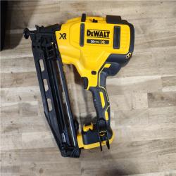 HOUSTON LOCATION - AS-IS DeWalt 20V 16 Gauge Cordless Angled Finish Nailer Kit W/ 2Ah Battery