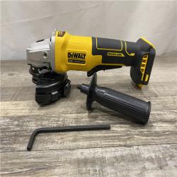 AS-IS DEWALT 20V MAX Cordless Brushless 4-1/2 in. Angle Grinder with Paddle Switch (Tool Only)