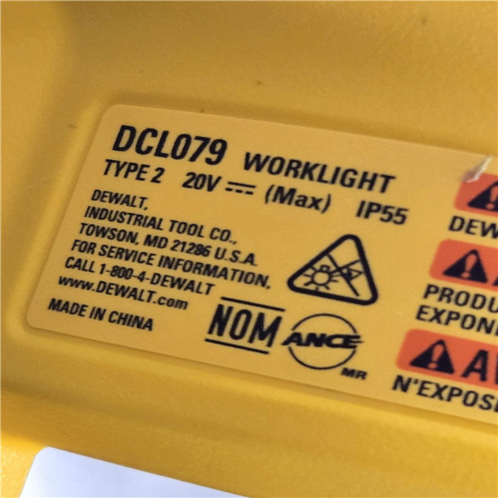AS-IS Dewalt LED Rechargeable Stand Work Light Kit