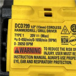 AS-IS DEWALT ATOMIC 20V Lithium-Ion Cordless 1/2 in. Hammer Drill Kit