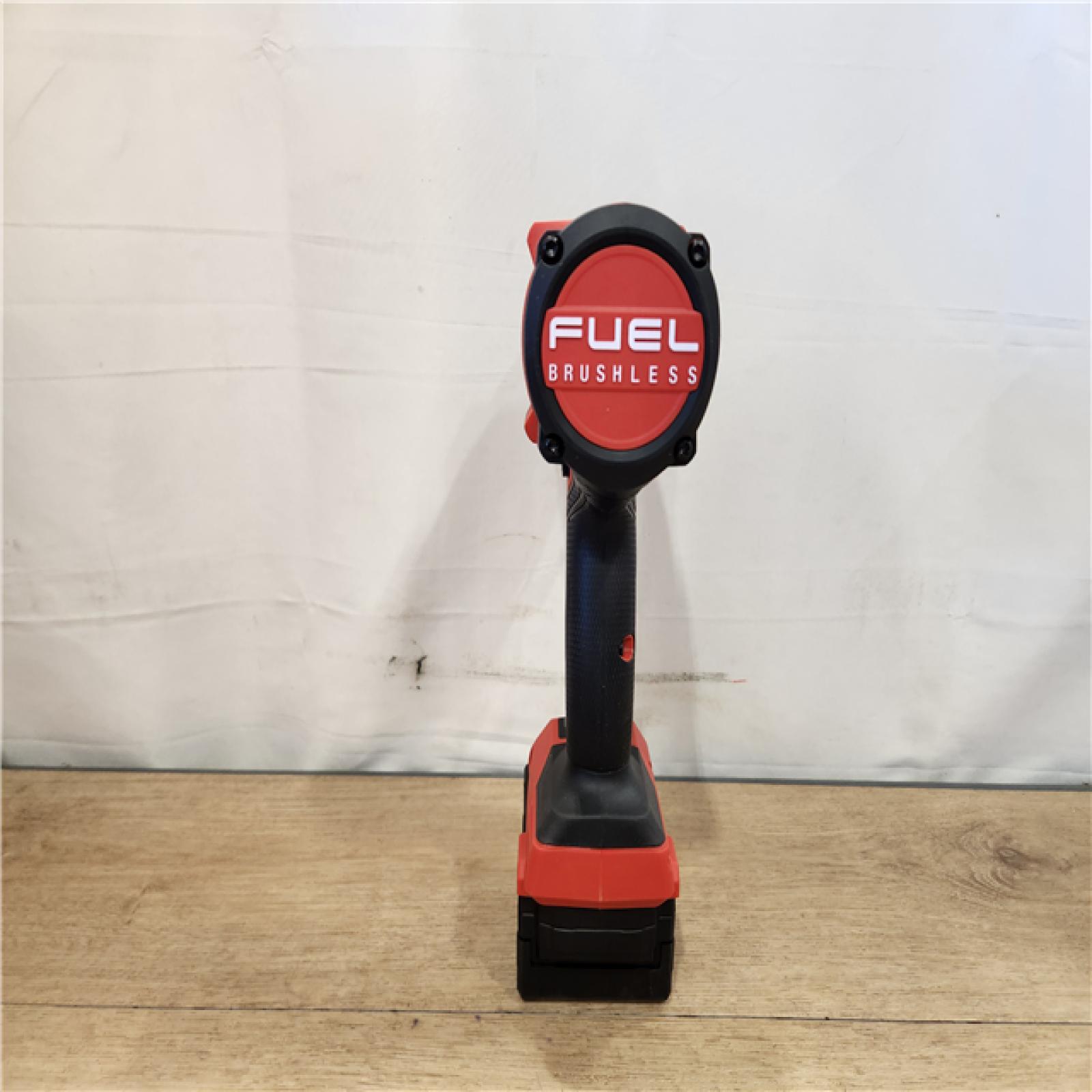 AS-IS- Milwaukee FUEL 18V Lithium-Ion Brushless Cordless 1/2 in. Impact Wrench w/Friction Ring Kit