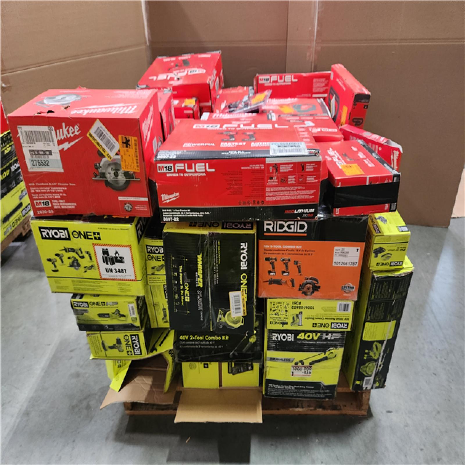 CALIFORNIA  AS-IS TOOL PALLET
