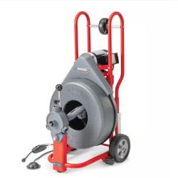 DALLAS LOCATION - RIDGID K-750 Drum Machine Drain Cleaner with C-100 Autofeed 100 ft. x 3/4 in. Cable and 3/4 in. Tool Set