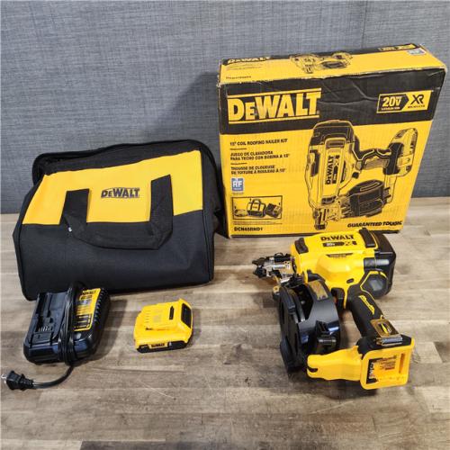 HOUSTON LOCATION - AS-IS DEWALT 2007898 Roofing Nailer Cordless Kit