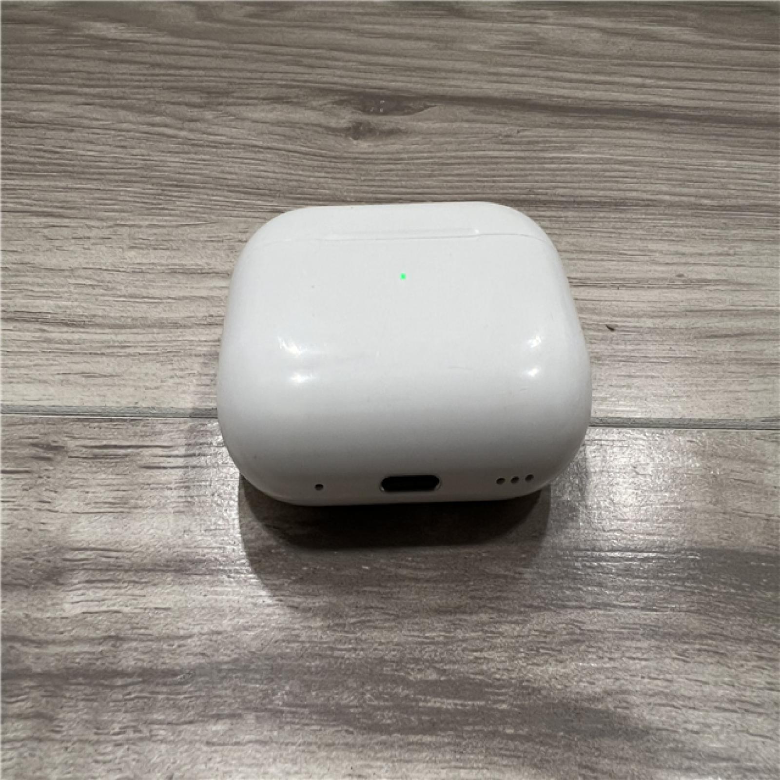 AS-IS Apple AirPods Pro (2nd Generation) with the USB-C MagSafe Charging Case