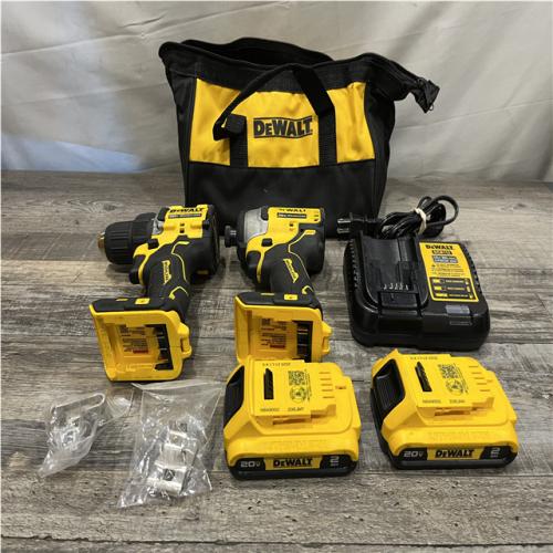 AS-IS DEWALT ATOMIC 20-Volt MAX Lithium-Ion Cordless Combo Kit