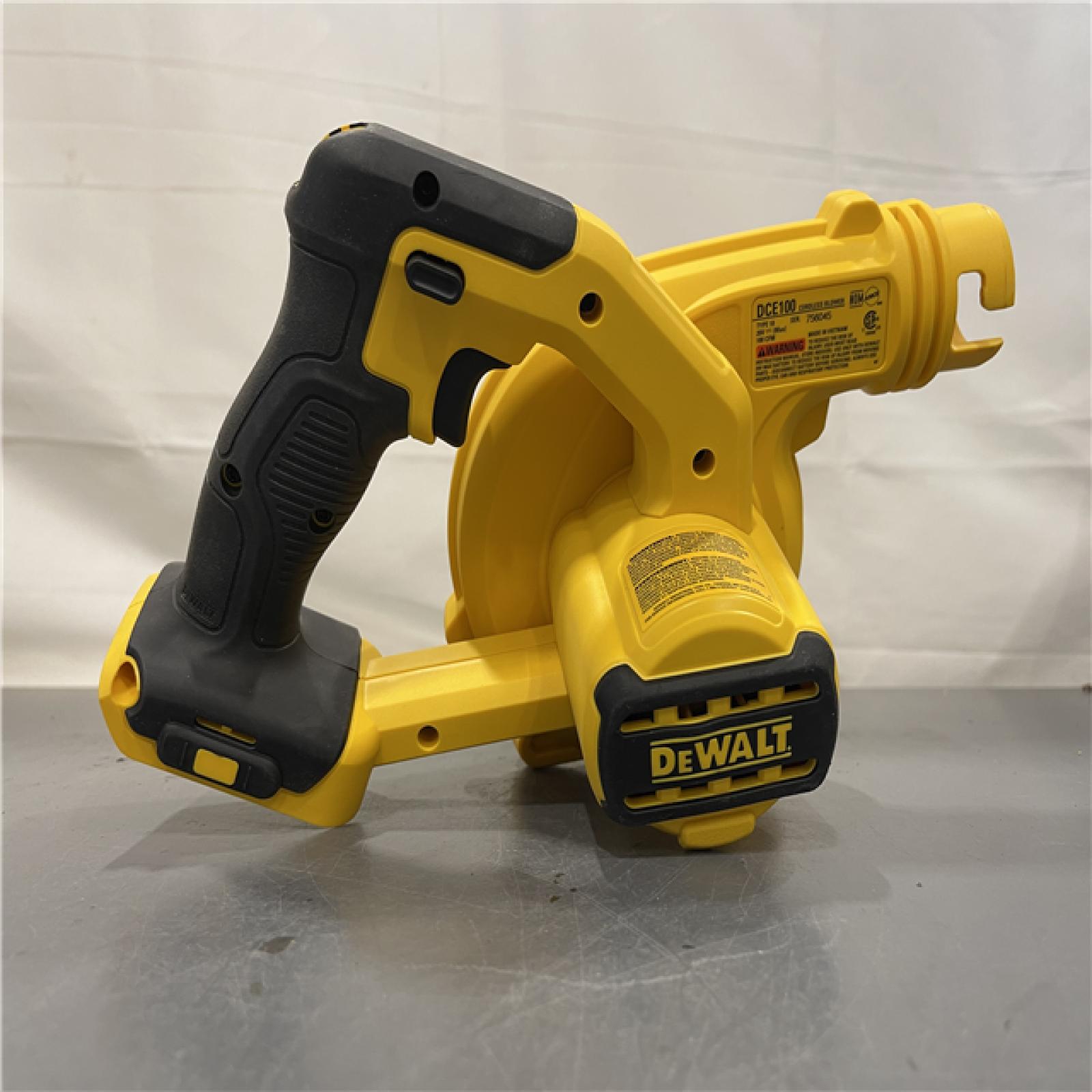 AS-IS - DEWALT 20V MAX Cordless Compact Jobsite Blower 135 MPH 100 CFM