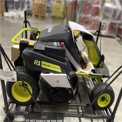DALLAS LOCATION - RYOBI R1 80V HP Brushless Lithium Battery Cordless Electric 30 in. Riding Lawn Mower