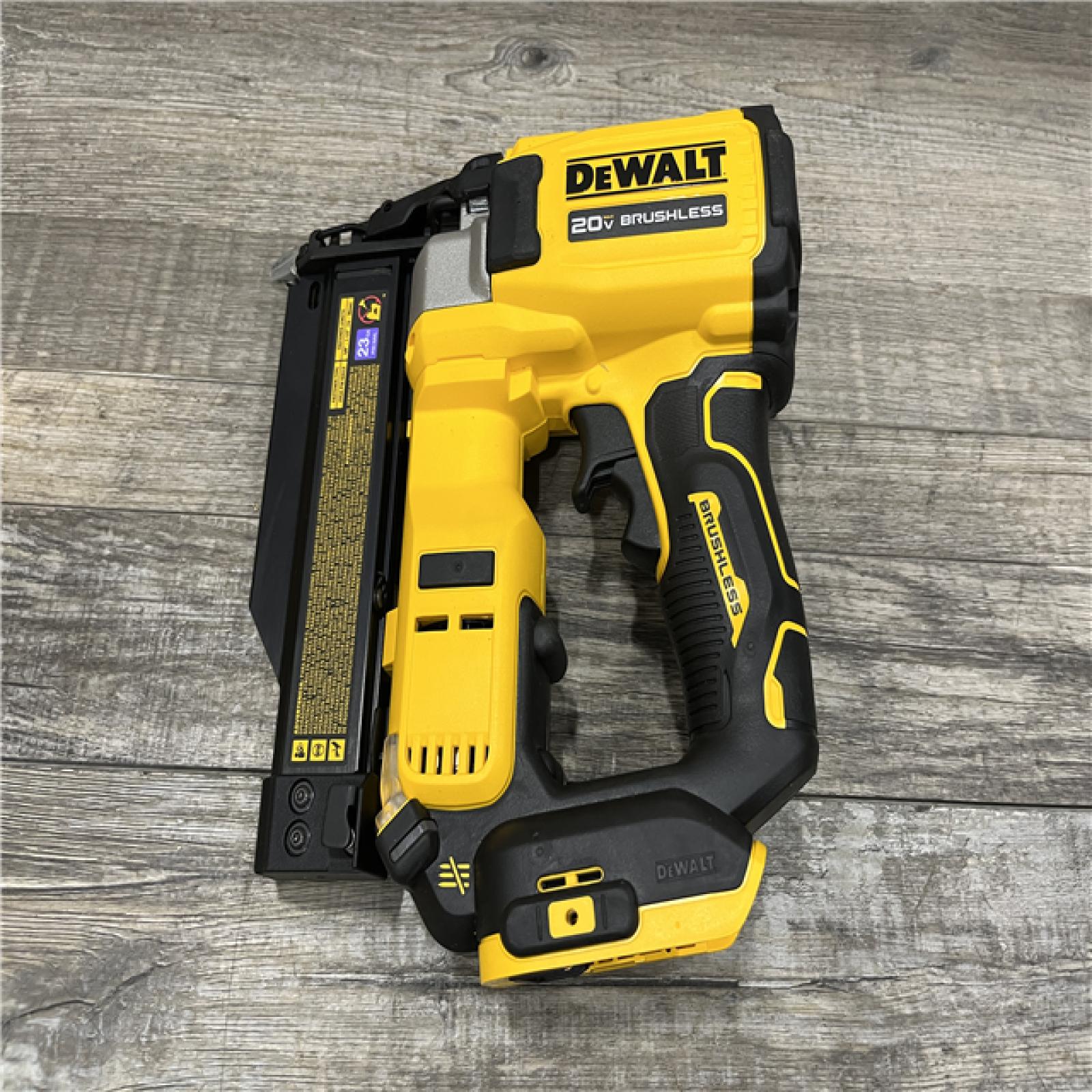 AS-IS DEWALT ATOMIC 20V MAX Lithium Ion Cordless 23 Gauge Pin Nailer (Tool Only)