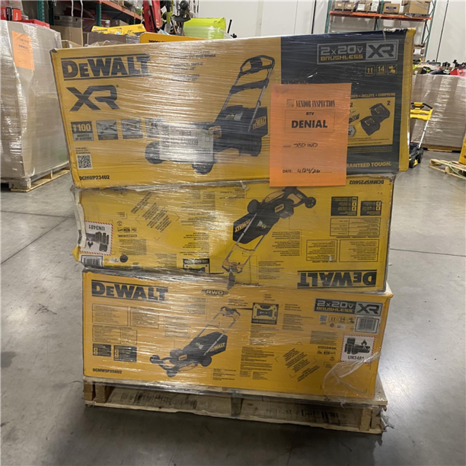 Dallas Location - As-Is DEWALT Tool Pallet